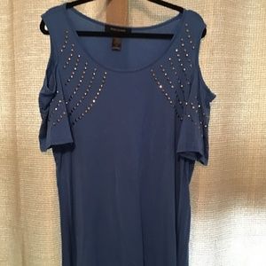 Ashley Stewart Cold shoulder top size 18-20